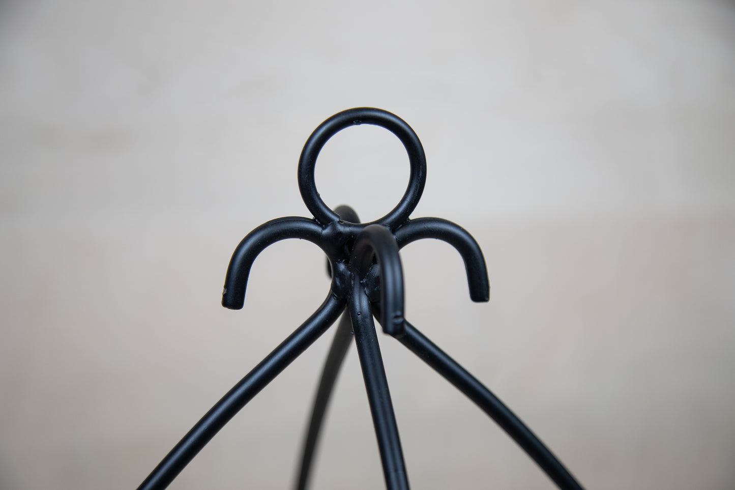 Wrought Iron Hanging Basket - Plant Hanger - Amish made - 24"x12"