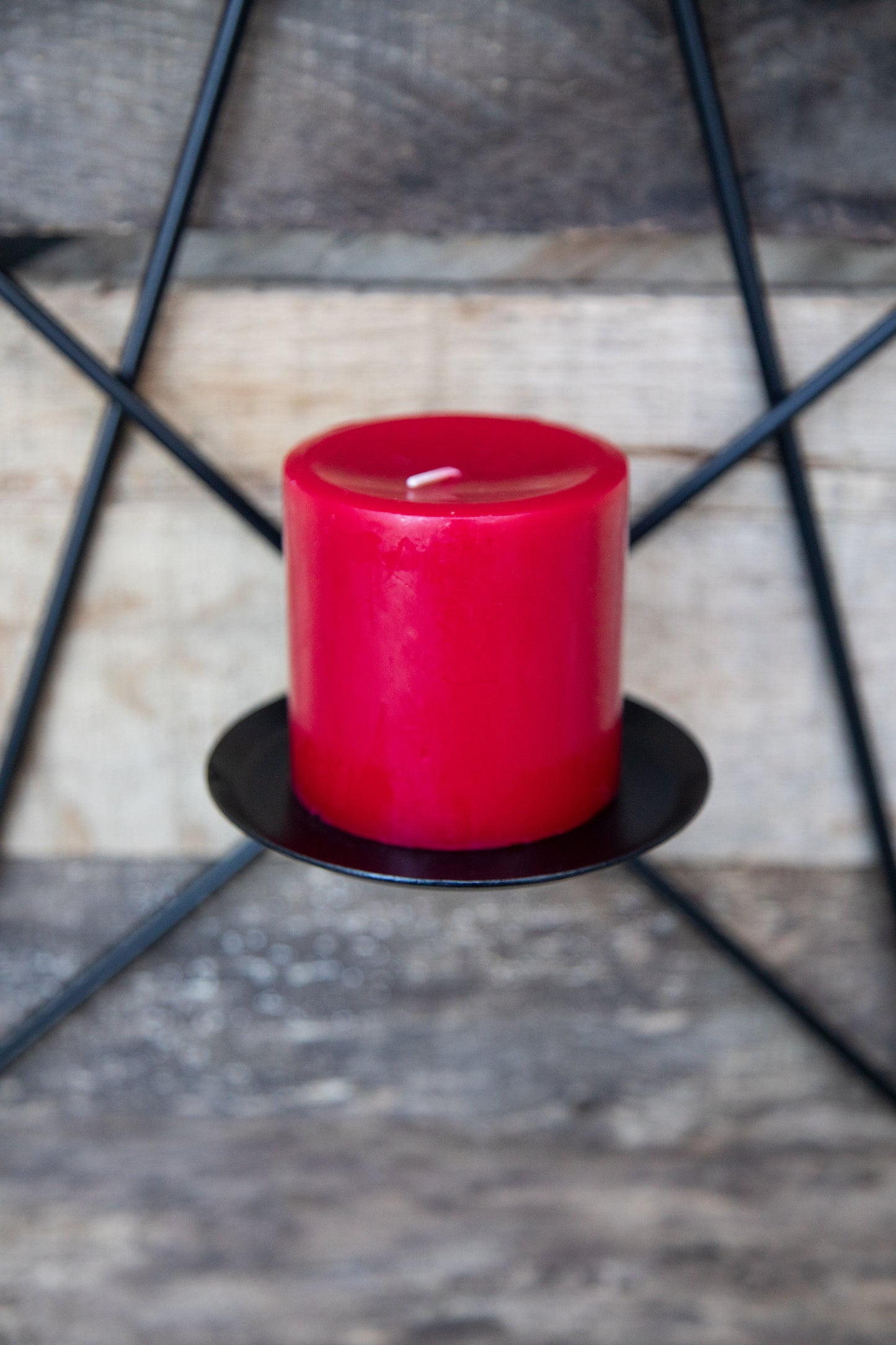 Wall Sconce - Pillar candle holder - Amish Handmade