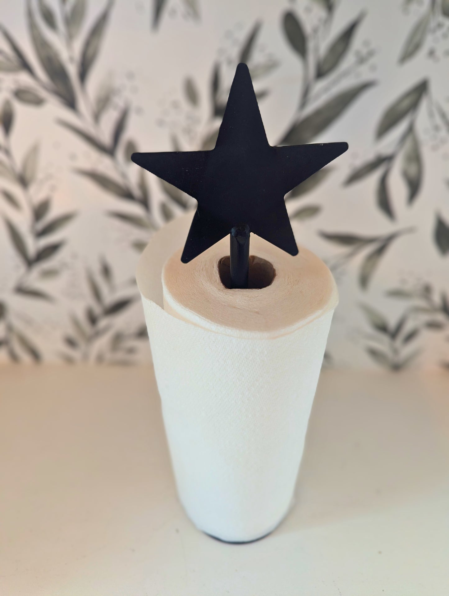 Star Paper Towel Holder- Amish Handmade