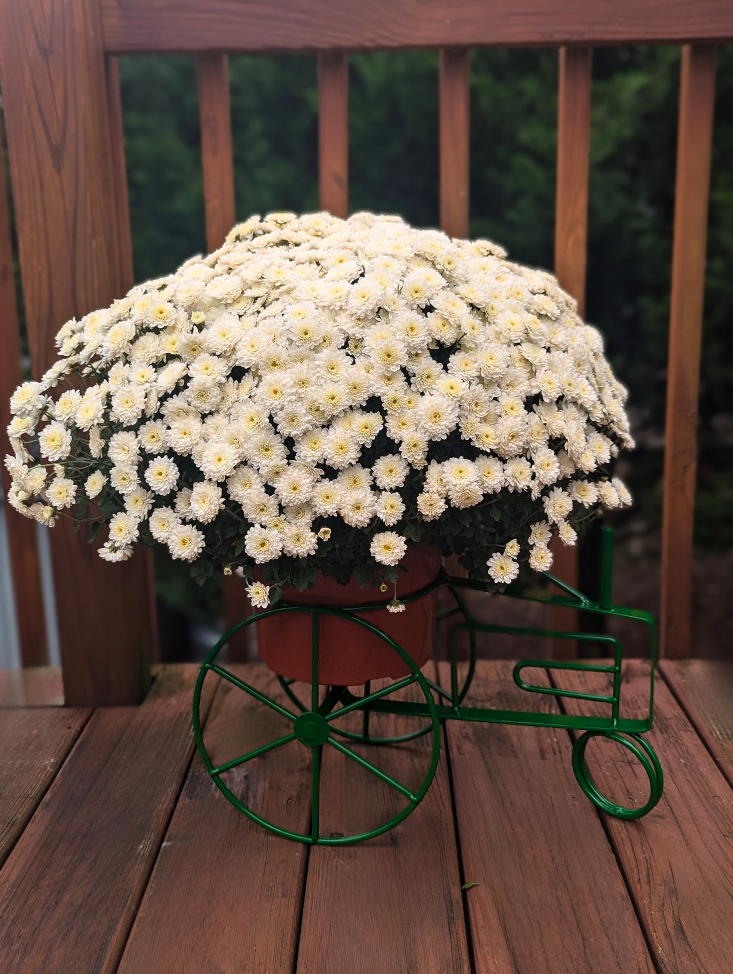 Tractor Flower planter - John Deere Green, CNH Case International Red, New Holland Blue - Powder Coated - amish made