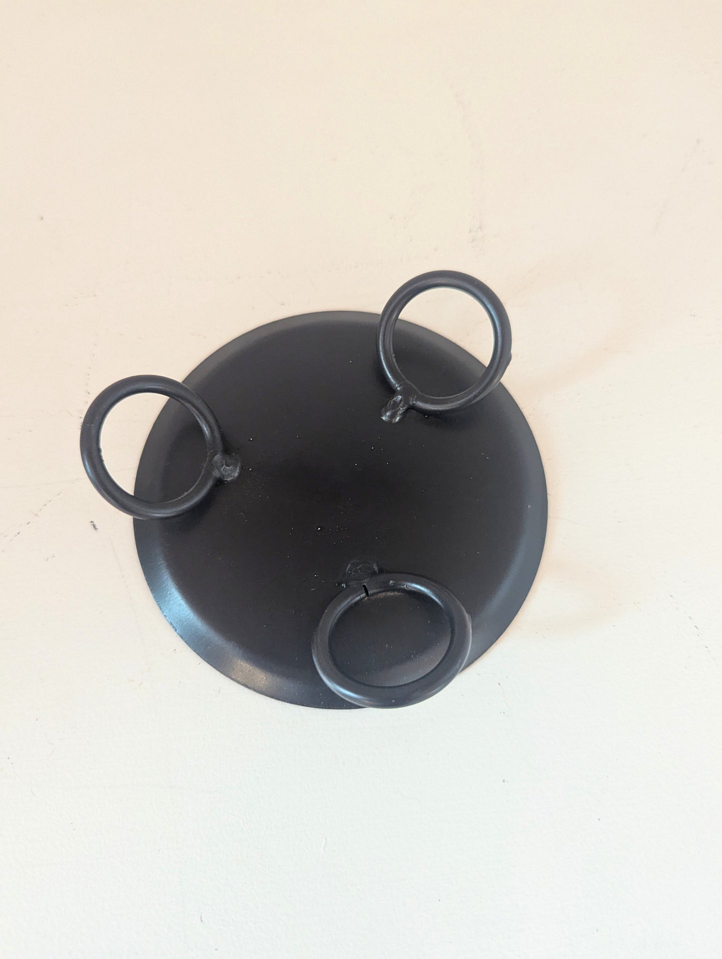 Wrought Iron Pillar Candle Holder Stand- Amish Made USA
