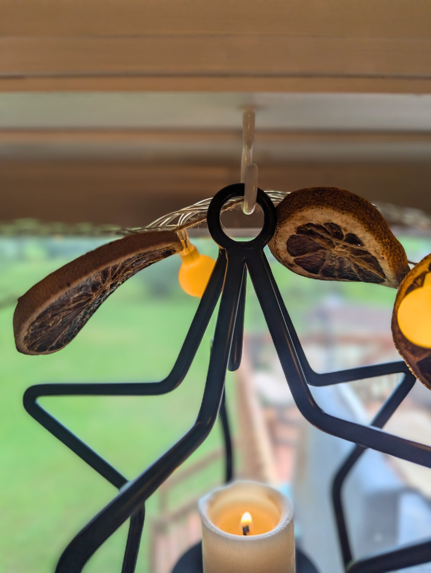 Wrought Iron Star Tea Light Holder - Amish made