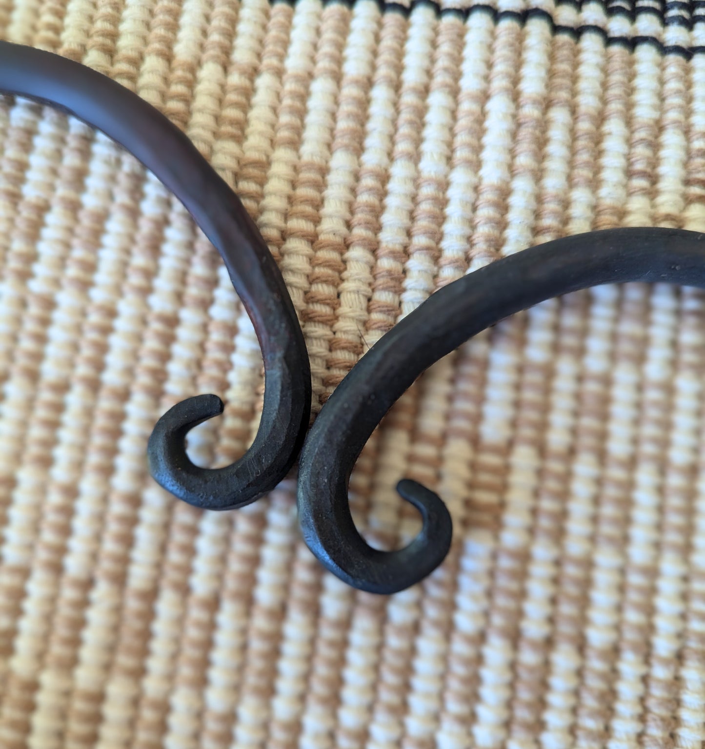 Amish Hand Forged Steel Heart Decor w/ Flower & Leaf Accents - Horseshoe, Gift for Her, Stand Alone Decoration, Valentine's Gift.