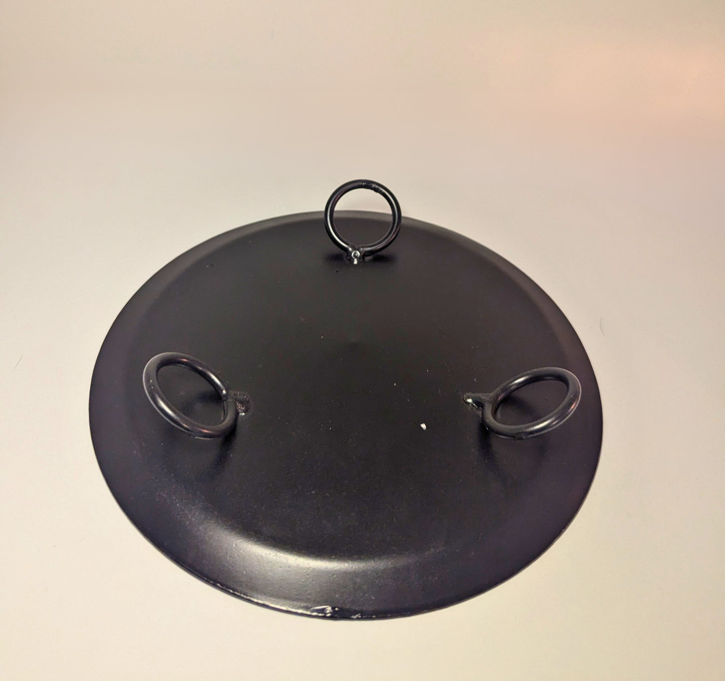 Wrought Iron Pillar Candle Holder Stand - 8" Diameter - Amish Made - Cake Stand