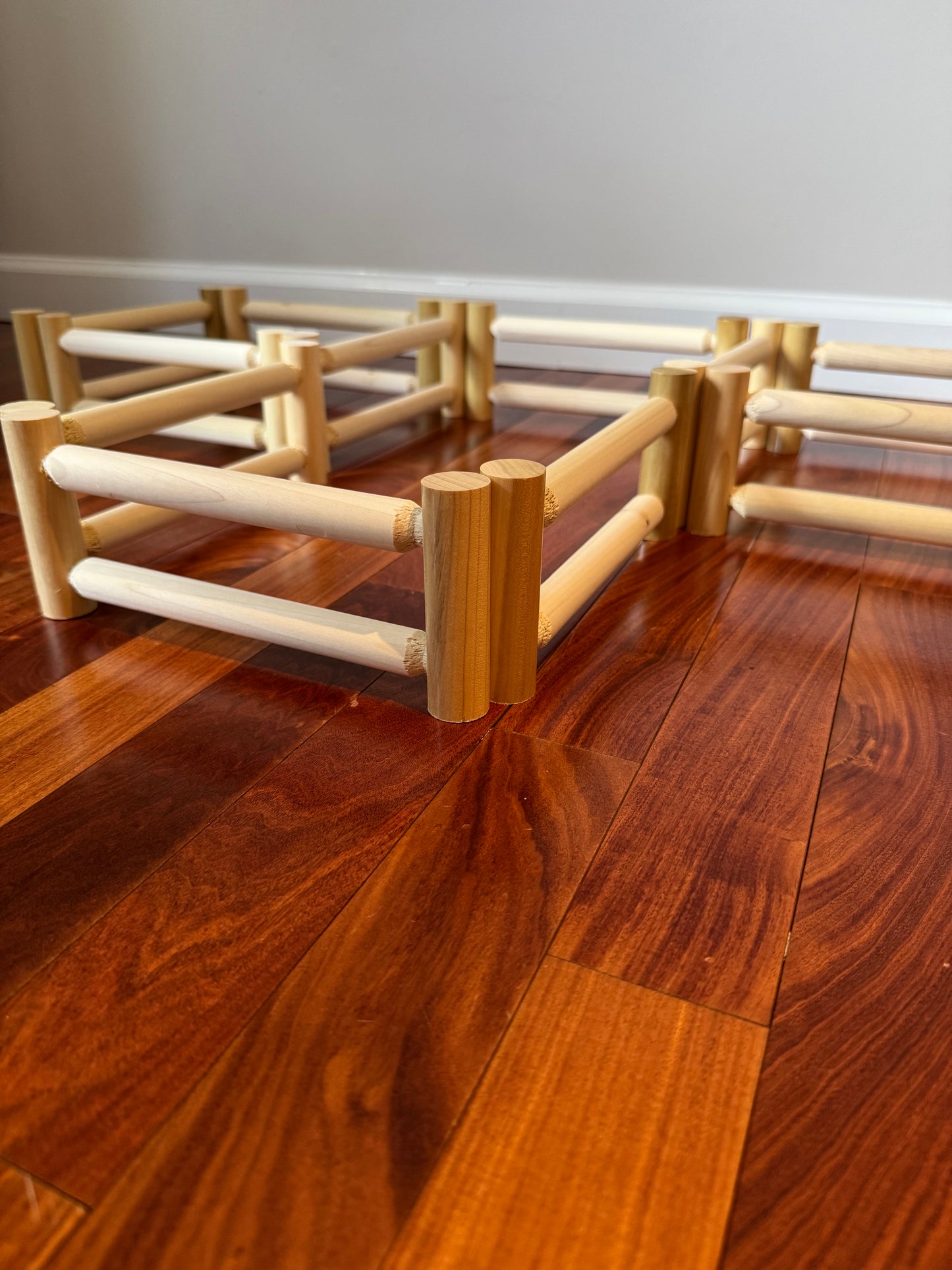 Fence-n-Play- Childrens Toy Fence- Amish Made 12 Piece Set