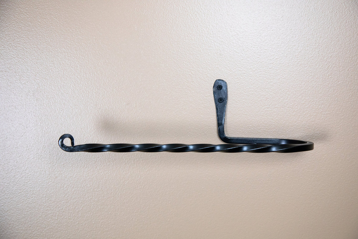Rustic Twisted Paper Towel Holder - Wall Mount - Amish made