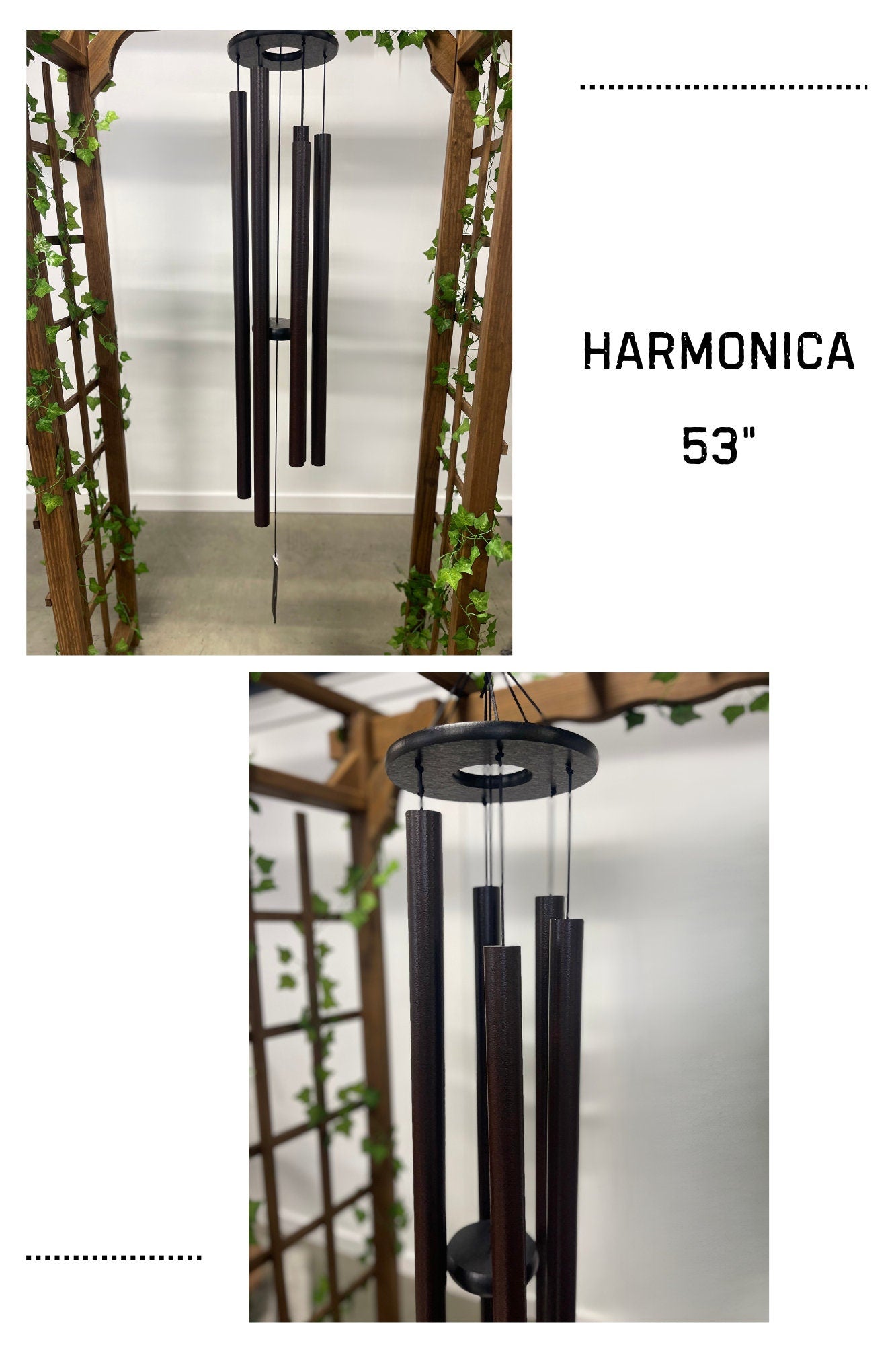 Wind Chimes Aluminum Tubes- Biblical Bells Series- Amish Made