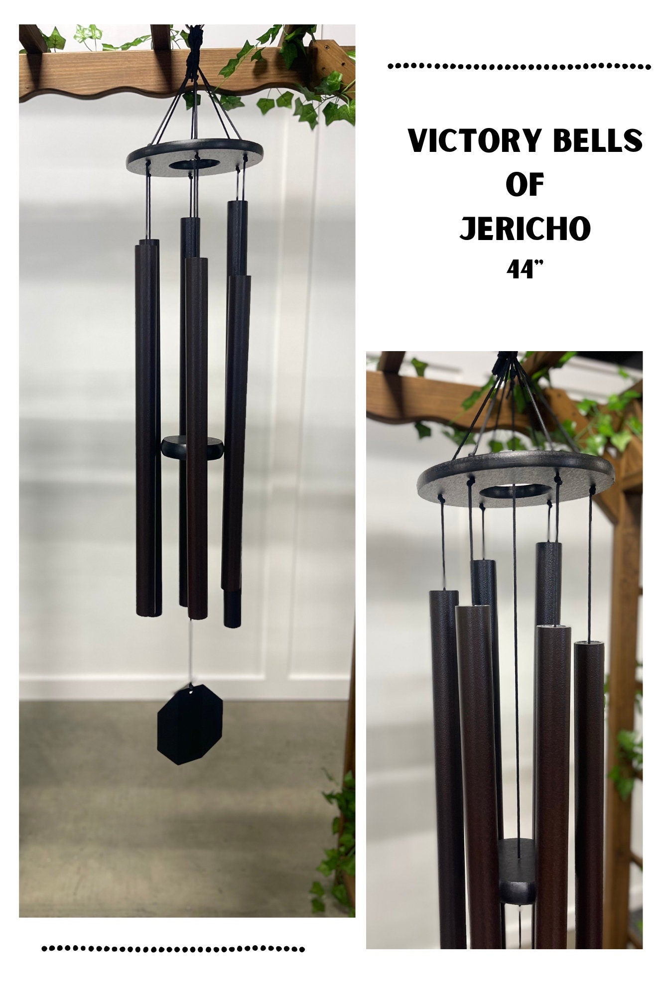 Wind Chimes Aluminum Tubes- Biblical Bells Series- Amish Made