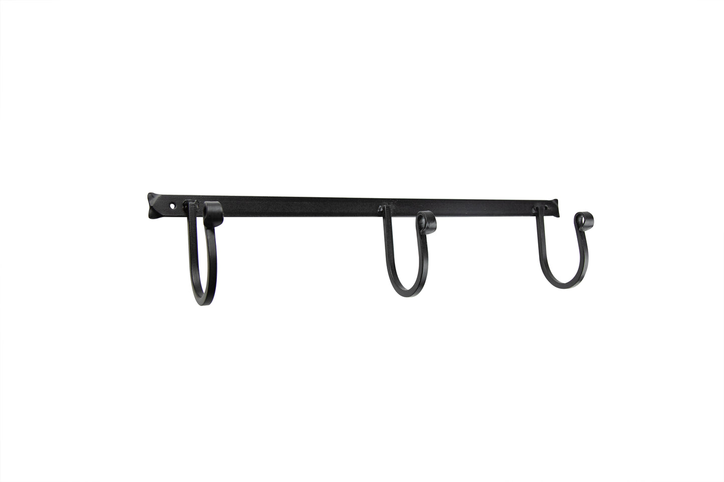 Wall Mount 3 Hook Unit- Wrought Iron