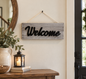 Farmhouse Welcome Sign, Rustic Wooden Wall Decor, Entryway Welcome Sign, Distressed Wood Sign, Farmhouse Entryway Decor (Copy)