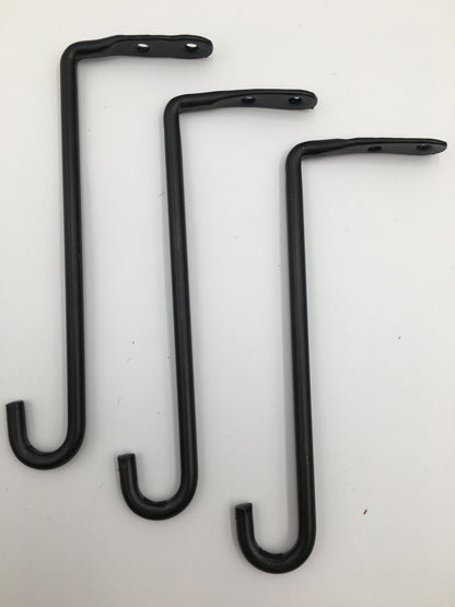 Under Counter hooks - wrought iron - amish made