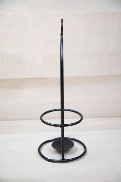 Wrought Iron Hanging/standing Candle Holder - Metal - Made in USA - Amish made