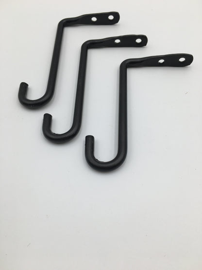 Under Counter hooks - wrought iron - amish made