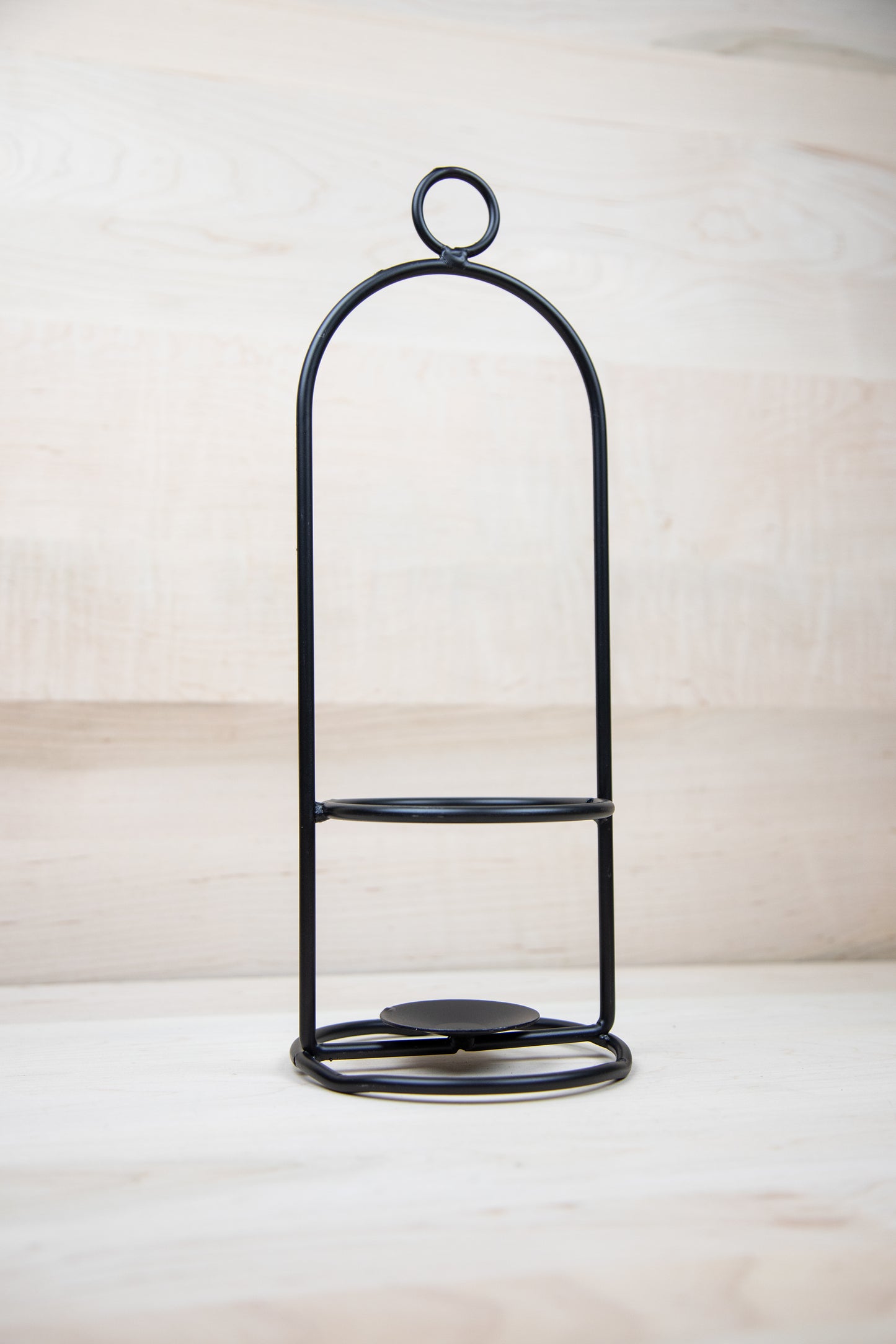 Wrought Iron Hanging/standing Candle Holder - Metal - Made in USA - Amish made