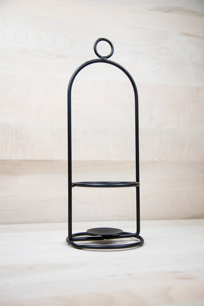 Wrought Iron Hanging/standing Candle Holder - Metal - Made in USA - Amish made