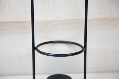 Wrought Iron Metal Hanging Candle Holder - tea lights, pillar, jar candles - Amish Made