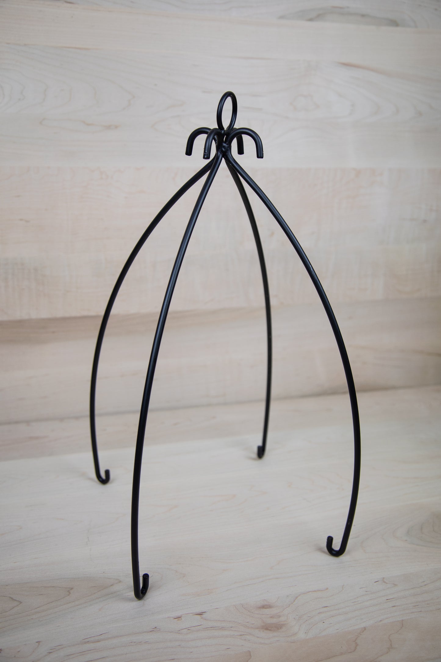 Wrought Iron Hanging Basket -  Plant Hanger - Amish made - 24"x12"