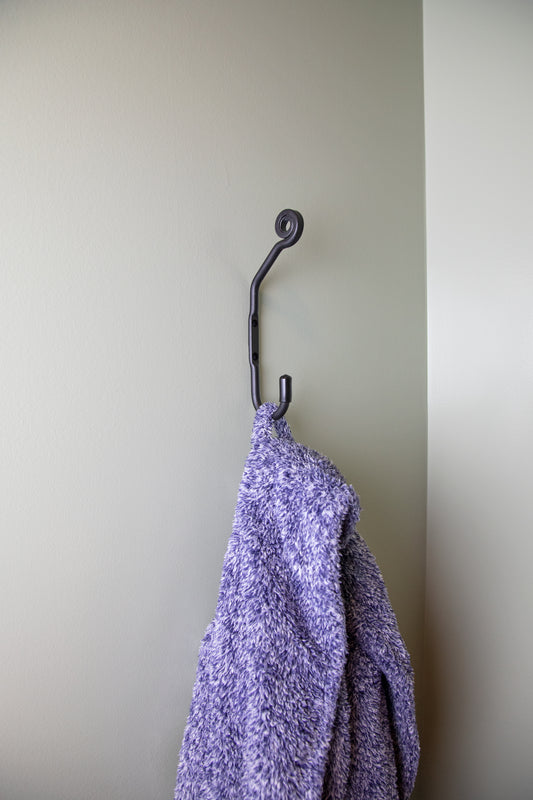 Wrought Iron Metal Robe & Closet Hook- Amish Made