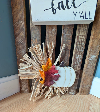 Amish made fall/autumn Wooden Fence Sign | Rustic Farmhouse Decor | Holiday Home Accent