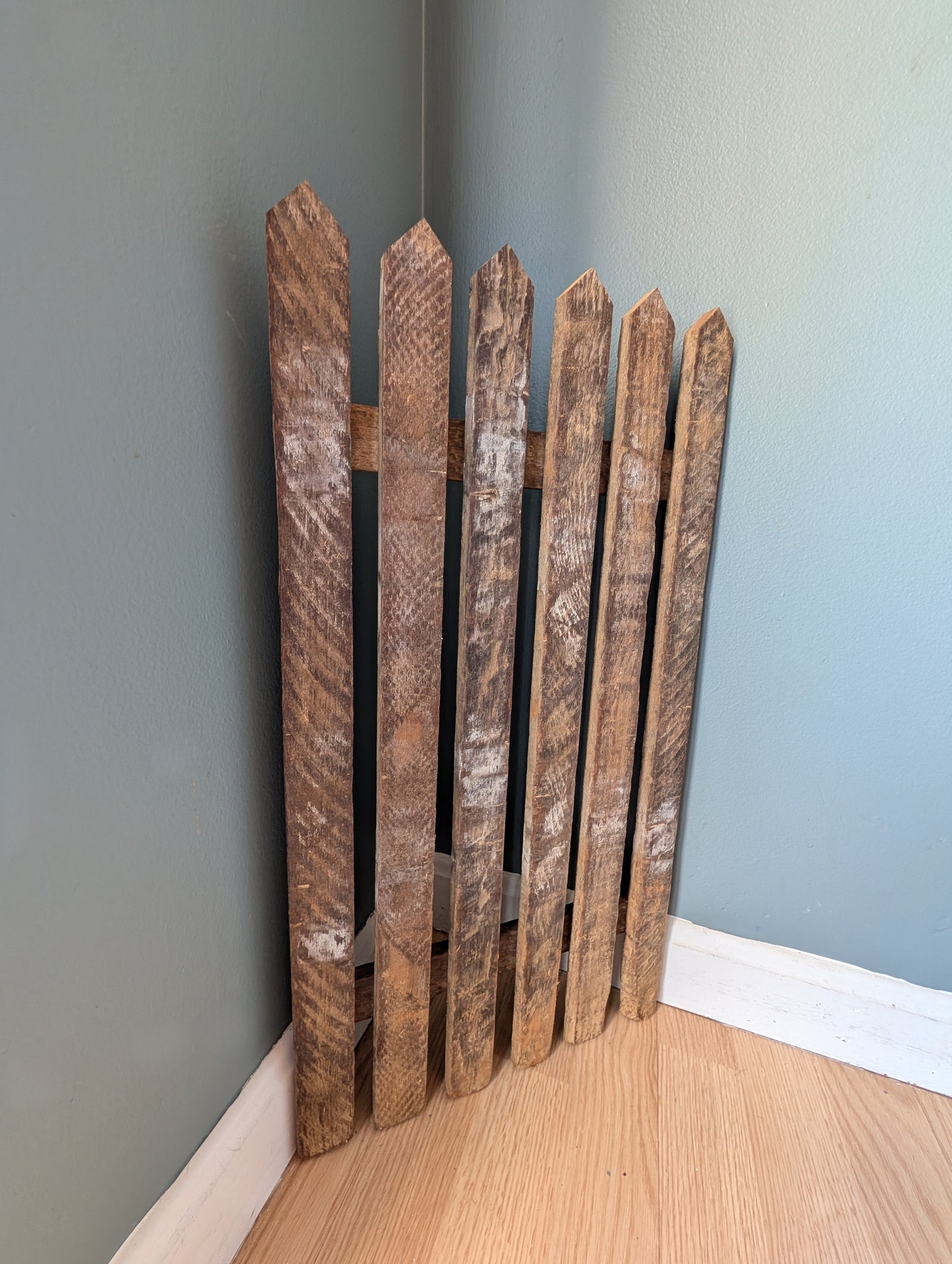 Amish made Wooden Fence Sign | Rustic Farmhouse Decor | Home Accent | Picket Fence