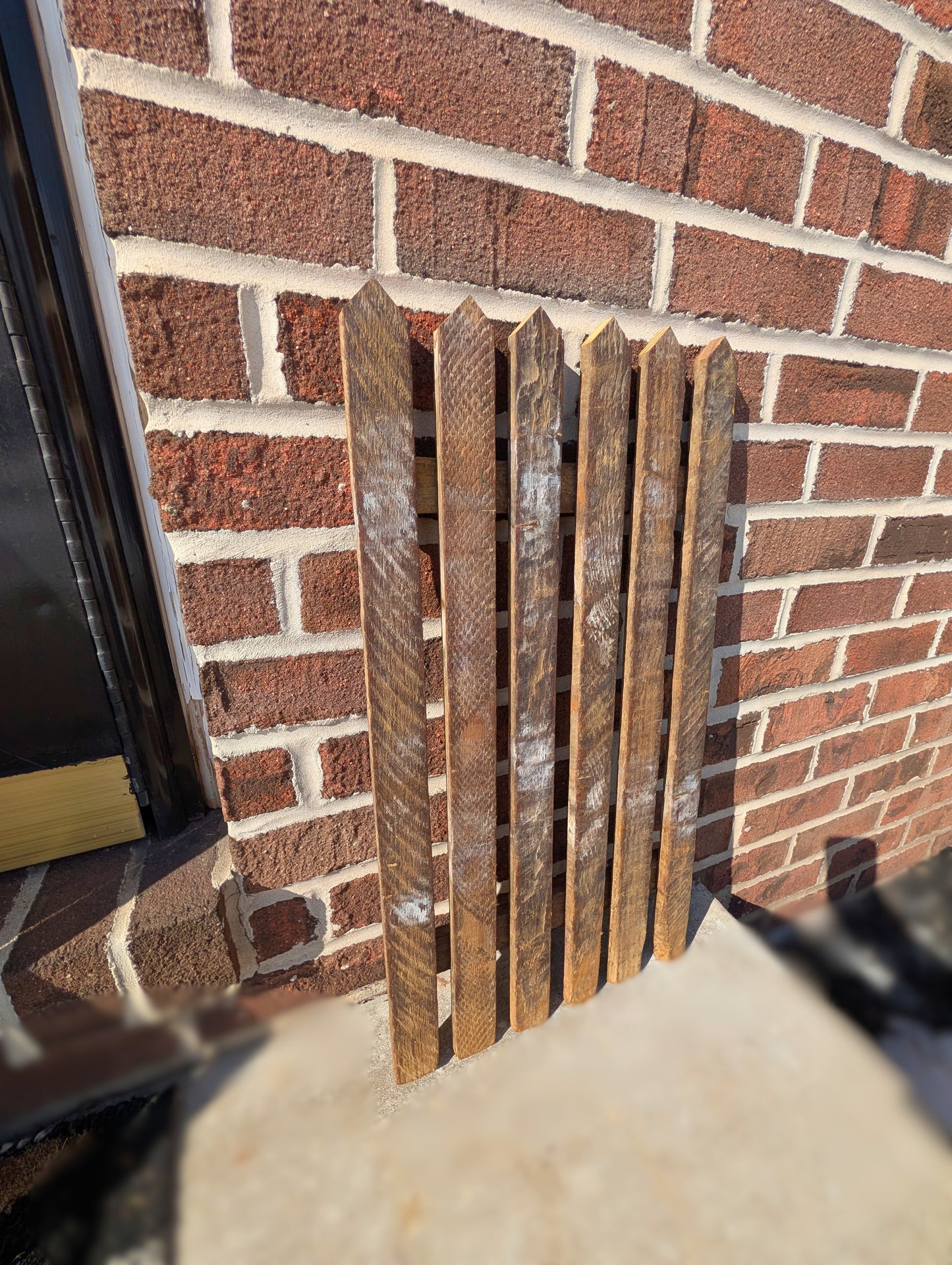 Amish made Wooden Fence Sign | Rustic Farmhouse Decor | Home Accent | Picket Fence