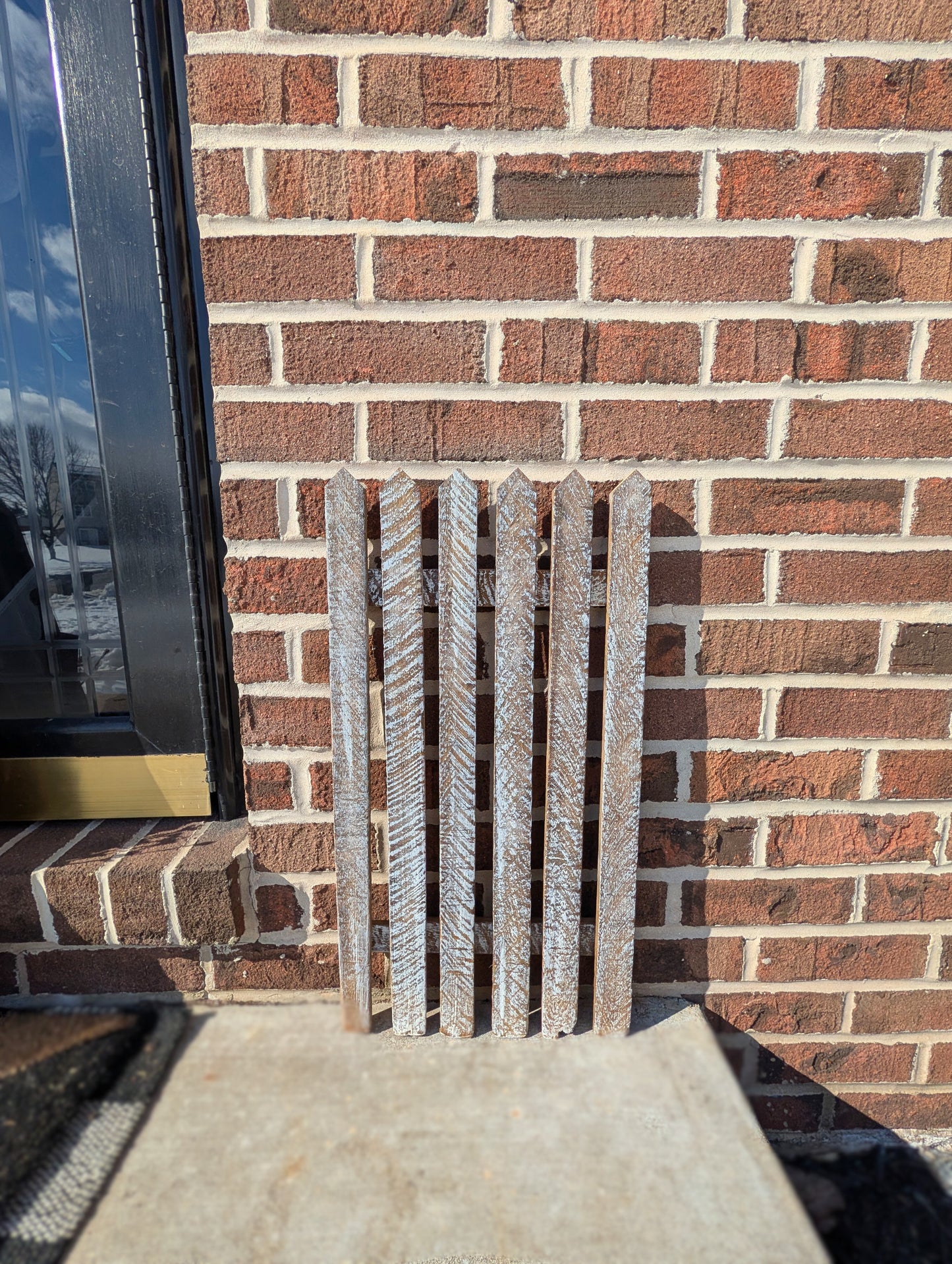 Amish made Wooden Fence Sign | Rustic Farmhouse Decor | Home Accent | Picket Fence