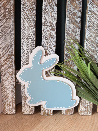 Amish made "Hello Spring" Wooden Fence Sign | Rustic Farmhouse Decor | Home Accent