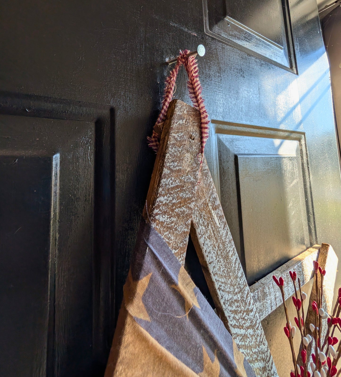 Handcrafted Amish Wooden Barn Star | Americana Patriotic Farmhouse Wall Decor