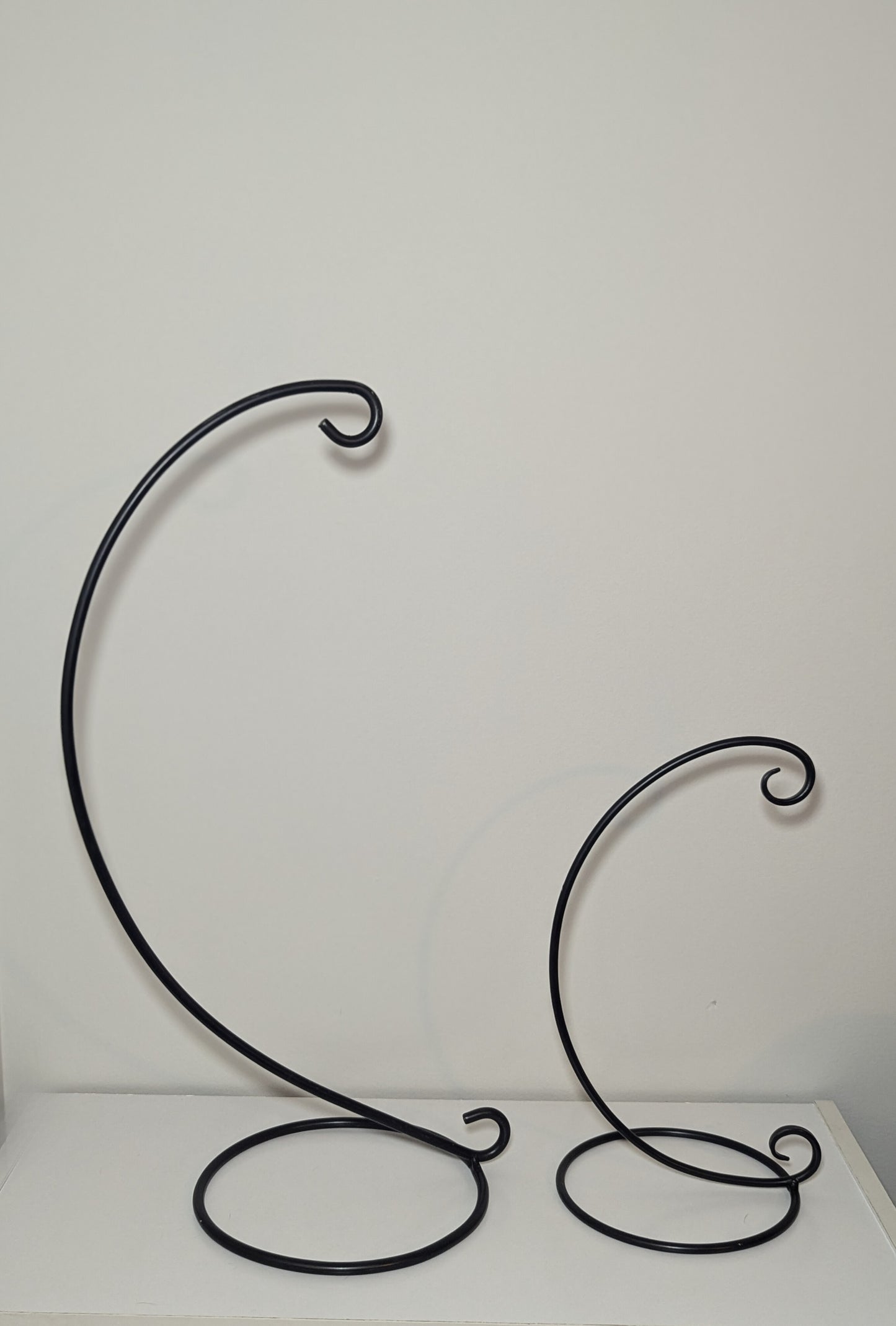 Wrought Iron Counter Stand – Rustic Bell Stand, Lantern Holder, Ornament Hanger, Banana Stand, Fruit Holder – small & large