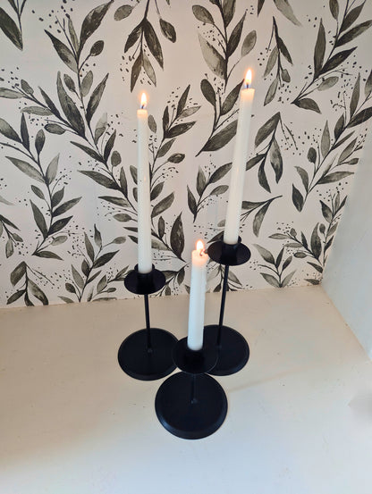 Wrought Iron Taper Candle Holder Stand- Amish Made USA