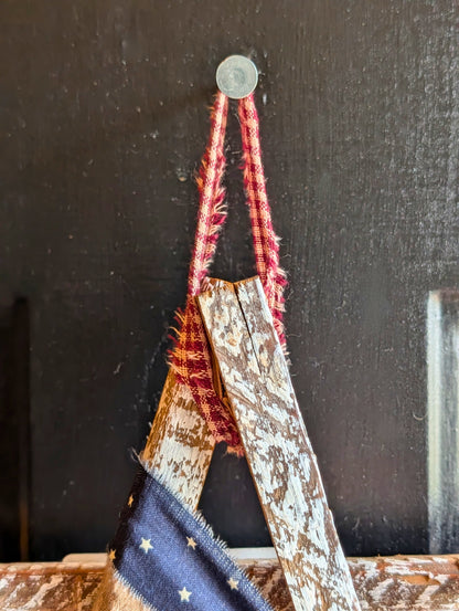 Handcrafted Amish Wooden Barn Star | Americana Patriotic Farmhouse Wall Decor