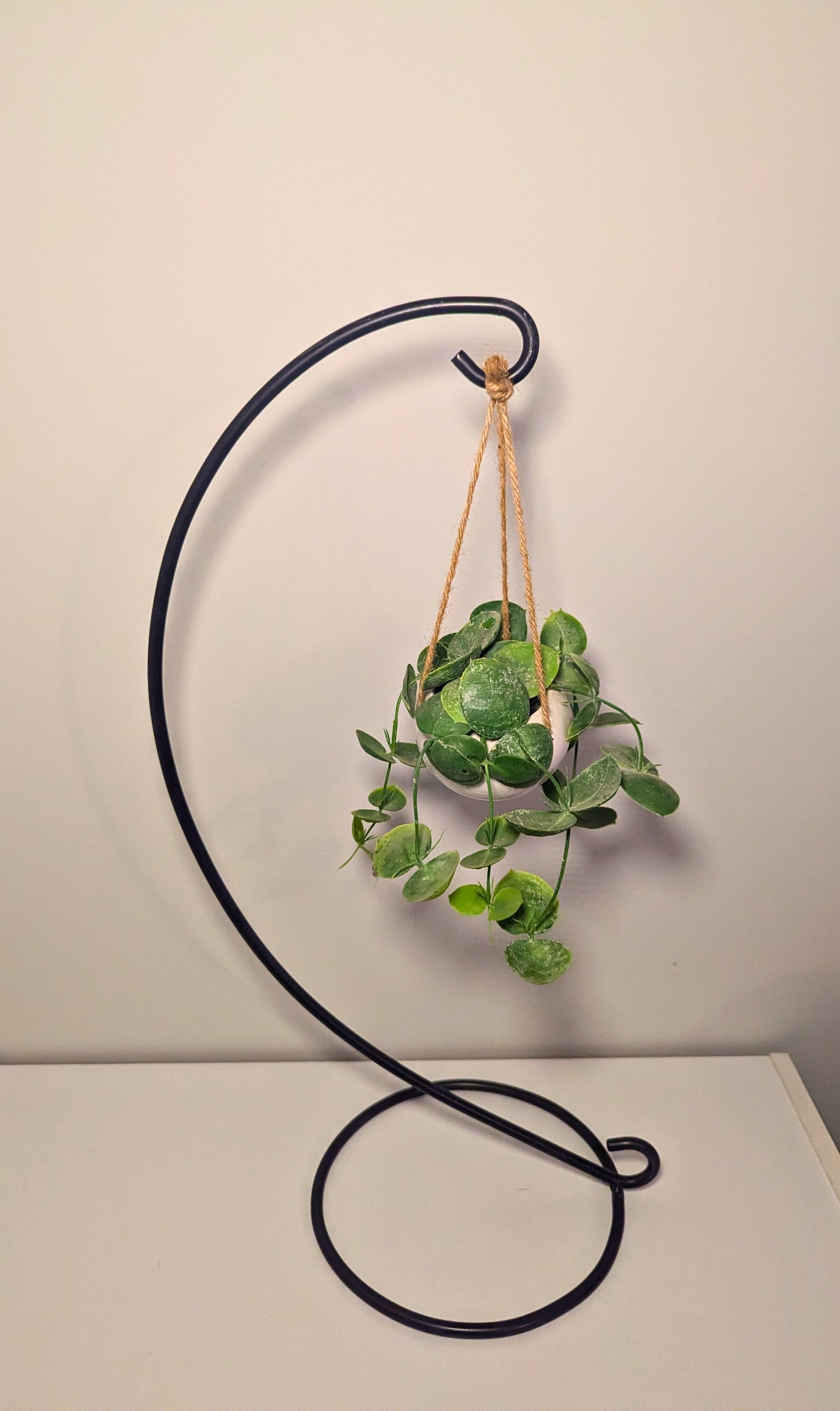 Wrought Iron Counter Stand – Rustic Bell Stand, Lantern Holder, Ornament Hanger, Banana Stand, Fruit Holder – small & large
