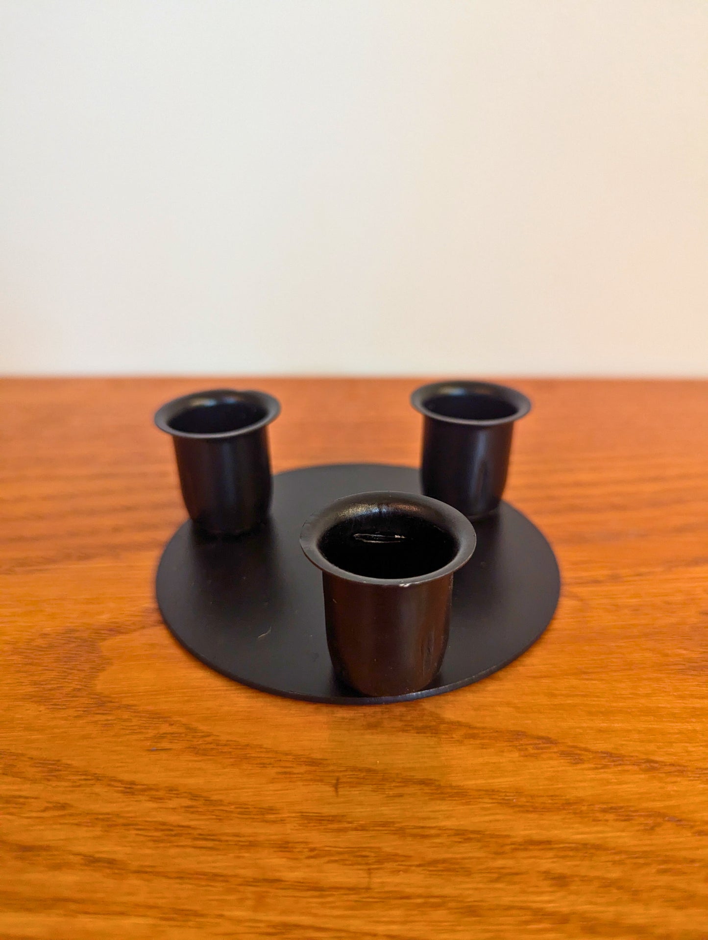 Taper Candle insert - 3 candle holder - wrought iron - amish made