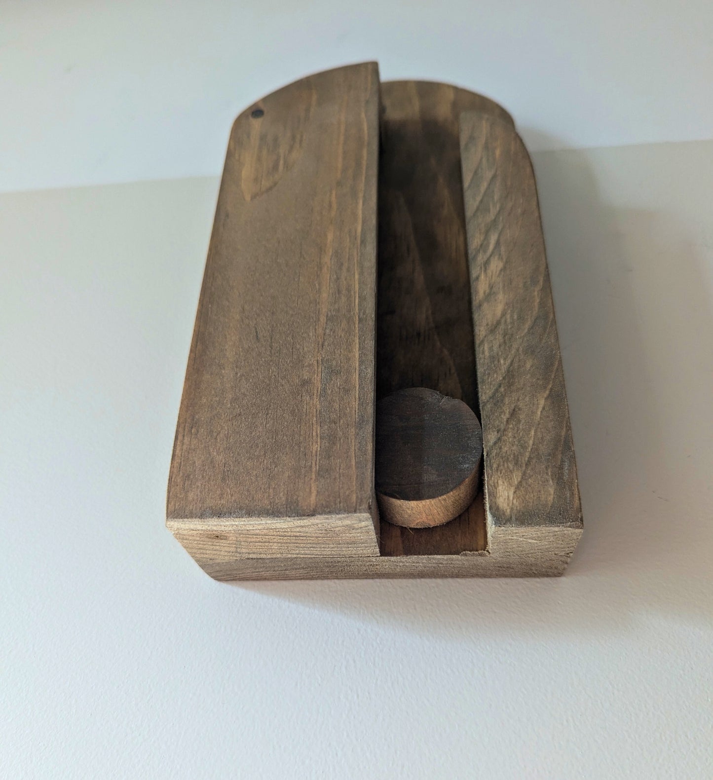 Wall Mount Broom Holder - Handcrafted Corn Broom Storage for Farmhouse & Rustic Home | Laundry Room and Kitchen Organization | Made in USA