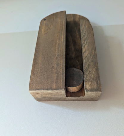 Wall Mount Broom Holder - Handcrafted Corn Broom Storage for Farmhouse & Rustic Home | Laundry Room and Kitchen Organization | Made in USA
