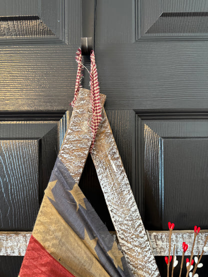 Handcrafted Amish Wooden Barn Star | Americana Patriotic Farmhouse Wall Decor