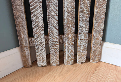 Amish made Wooden Fence Sign | Rustic Farmhouse Decor | Home Accent | Picket Fence