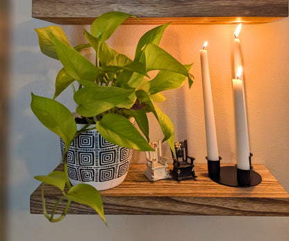 Taper Candle insert - 3 candle holder - wrought iron - amish made