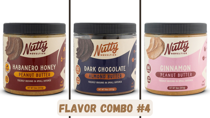 Peanut Butter and other various Nut Butters - 8 oz (pack of 3) - All Natural ingredients - Vegan & Gluten Free options - small batch - made in PA