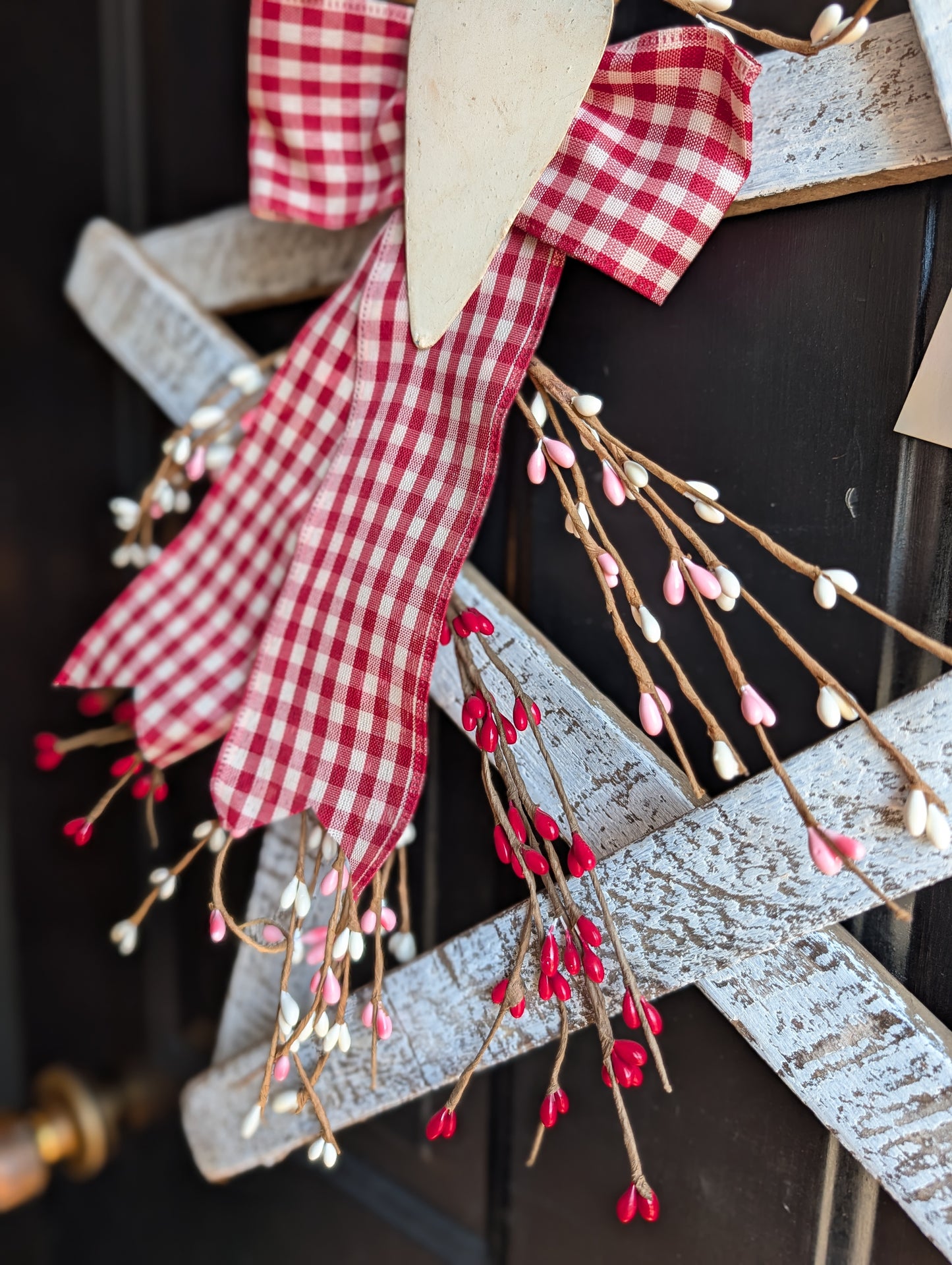 Handmade Wooden Star – Rustic Valentine's Day Farmhouse Decor, 24"