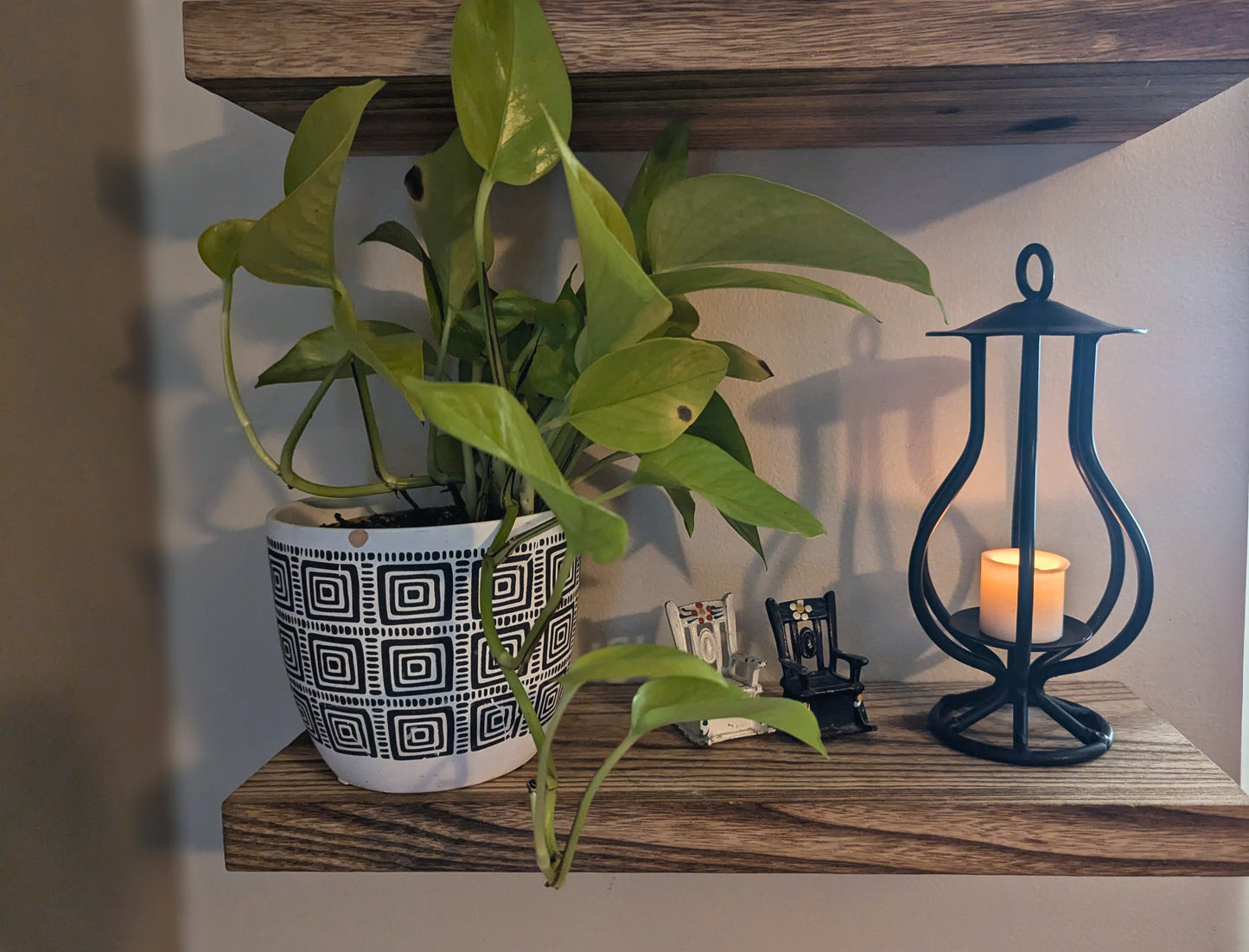 Tea Light Candle Lantern Holder- Amish Made in USA