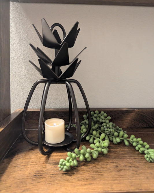 Wrought Iron Pineapple Tea Light Holder- Amish Made