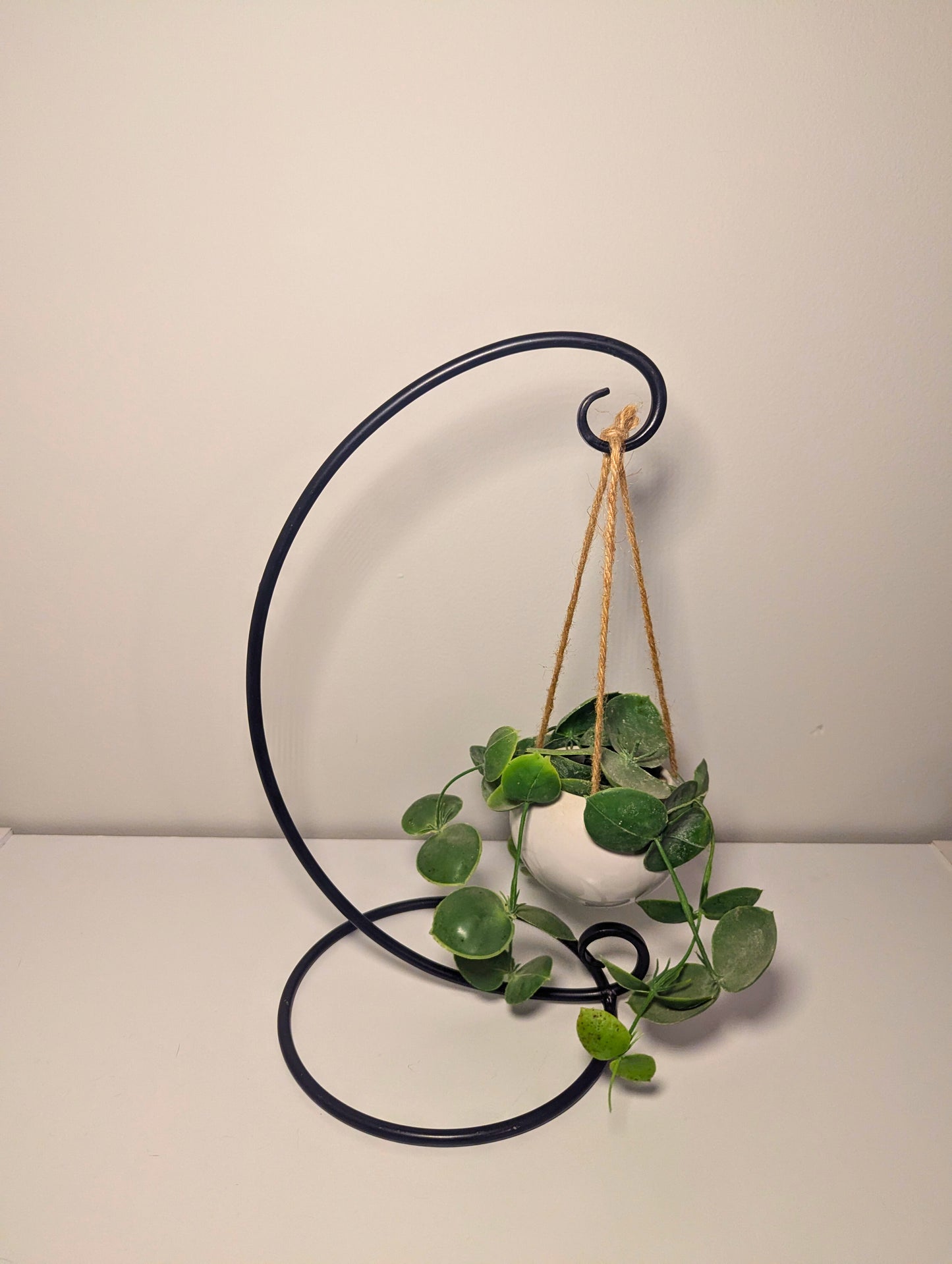 Wrought Iron Counter Stand – Rustic Bell Stand, Lantern Holder, Ornament Hanger, Banana Stand, Fruit Holder – small & large