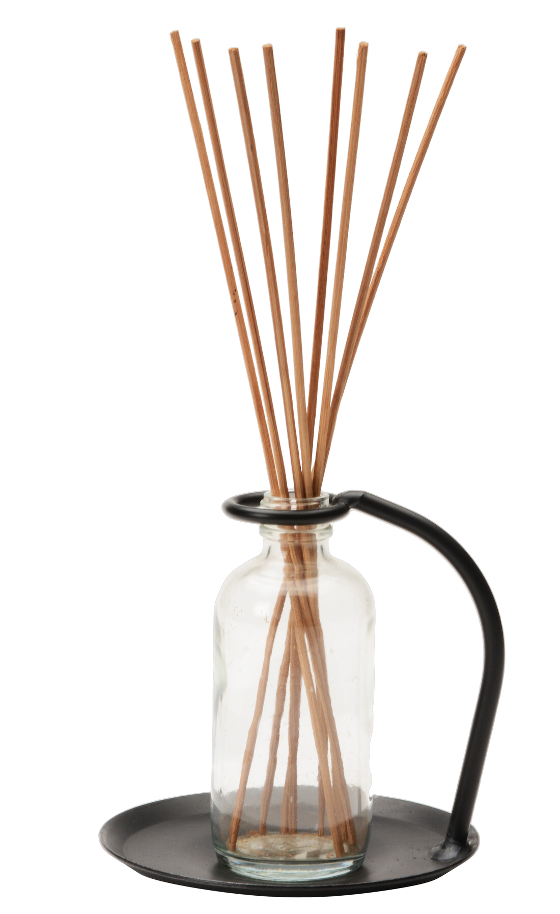 Amish Made Wrought Iron Reed Diffuser - Home Fragrance, Essential Oils for Natural Aromas/Aromatherapy, Rustic Decor - Crunchy Essentials