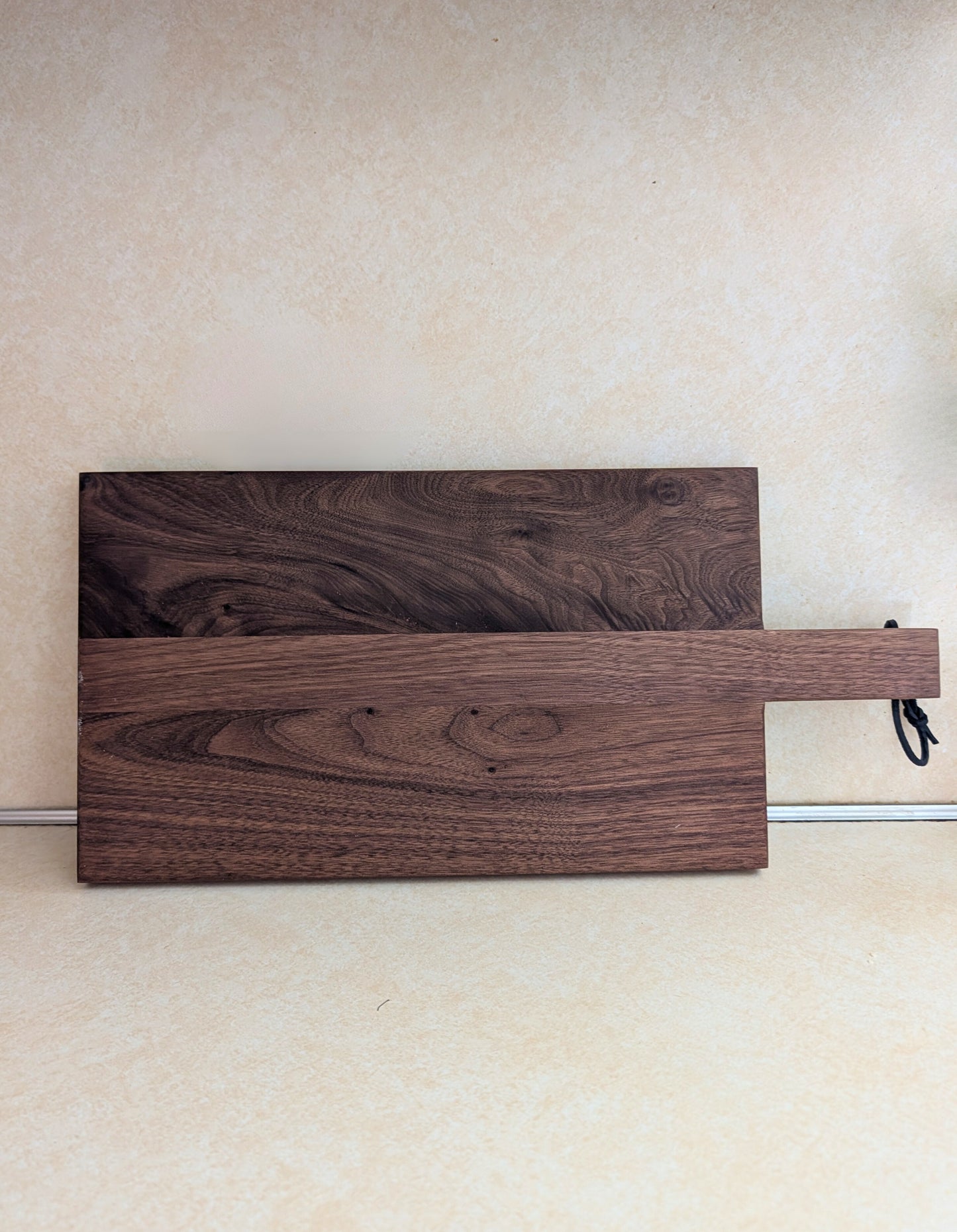 Amish made Walnut Cutting Board 8x14 – Food Grade Mineral Oil Finish – Solid Wood Serving Board