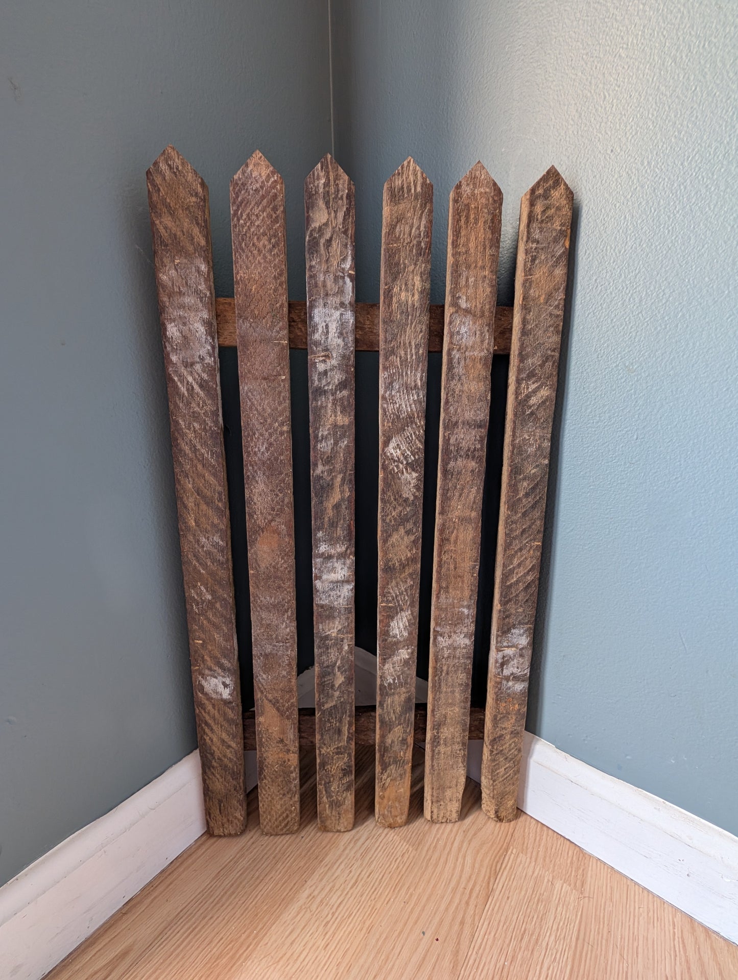 Amish made Wooden Fence Sign | Rustic Farmhouse Decor | Home Accent | Picket Fence