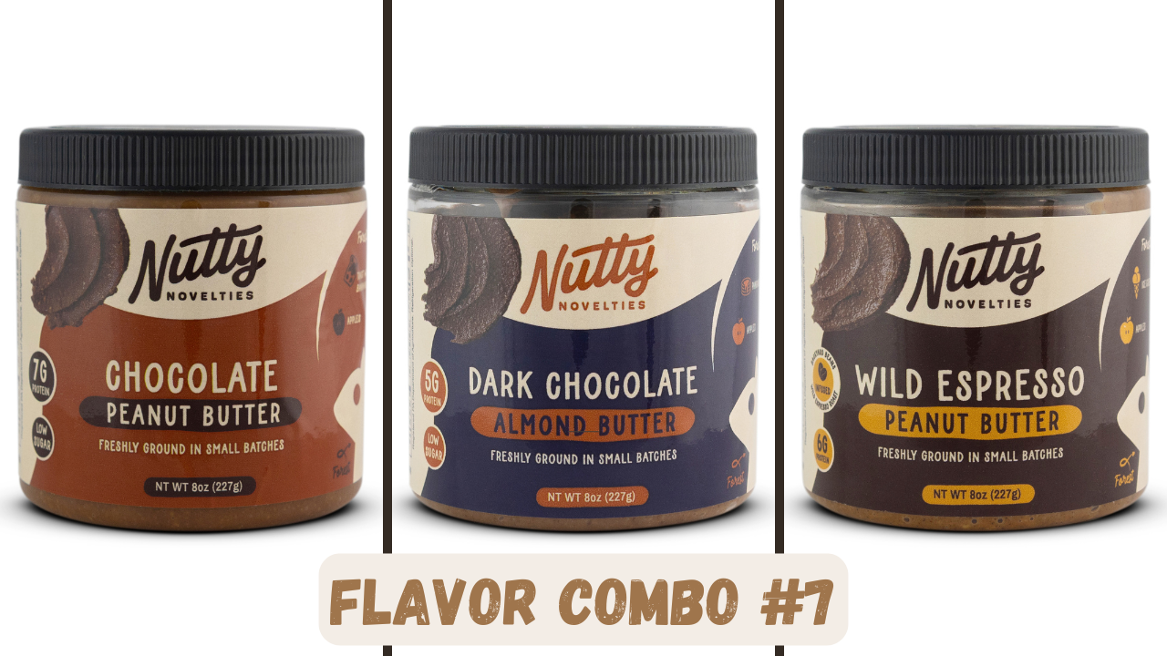 Peanut Butter and other various Nut Butters - 8 oz (pack of 3) - All Natural ingredients - Vegan & Gluten Free options - small batch - made in PA