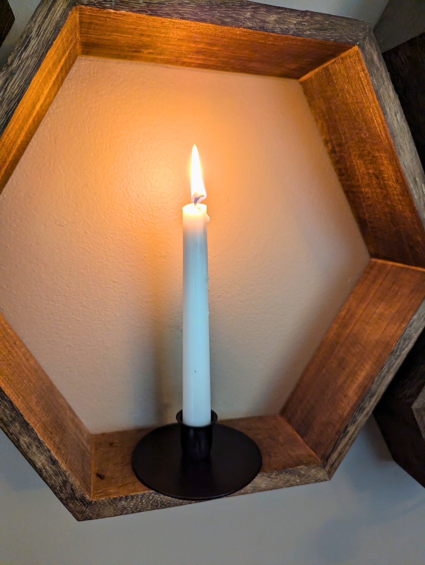 Taper Candle insert - 1 candle holder - wrought iron - amish made