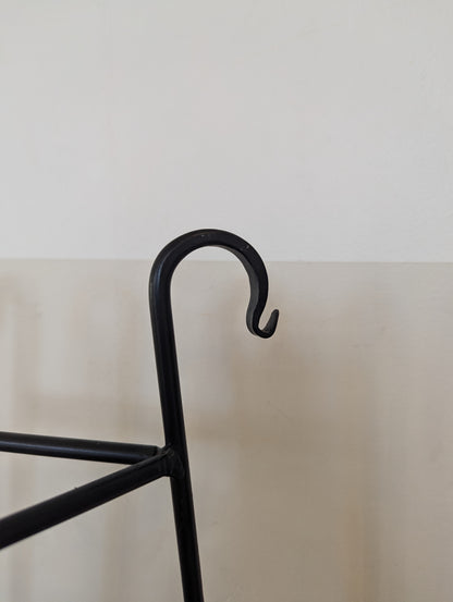 Three-Tier Wrought Iron Black Plant Stand – Plant Holder for Indoor Plants & Flower Display | Rustic Home Decor | Amish Made in the USA
