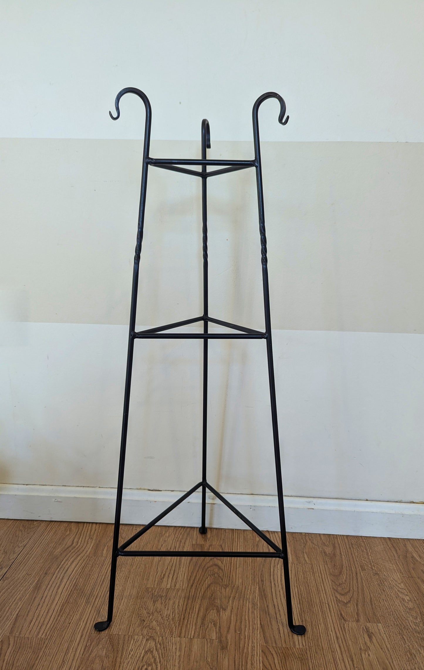 Three-Tier Wrought Iron Black Plant Stand – Plant Holder for Indoor Plants & Flower Display | Rustic Home Decor | Amish Made in the USA